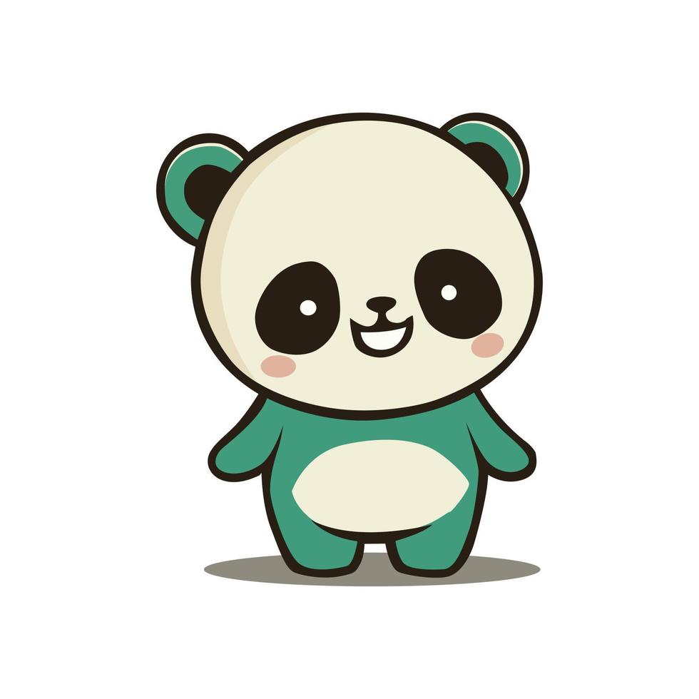 cute panda smile design vector illustration