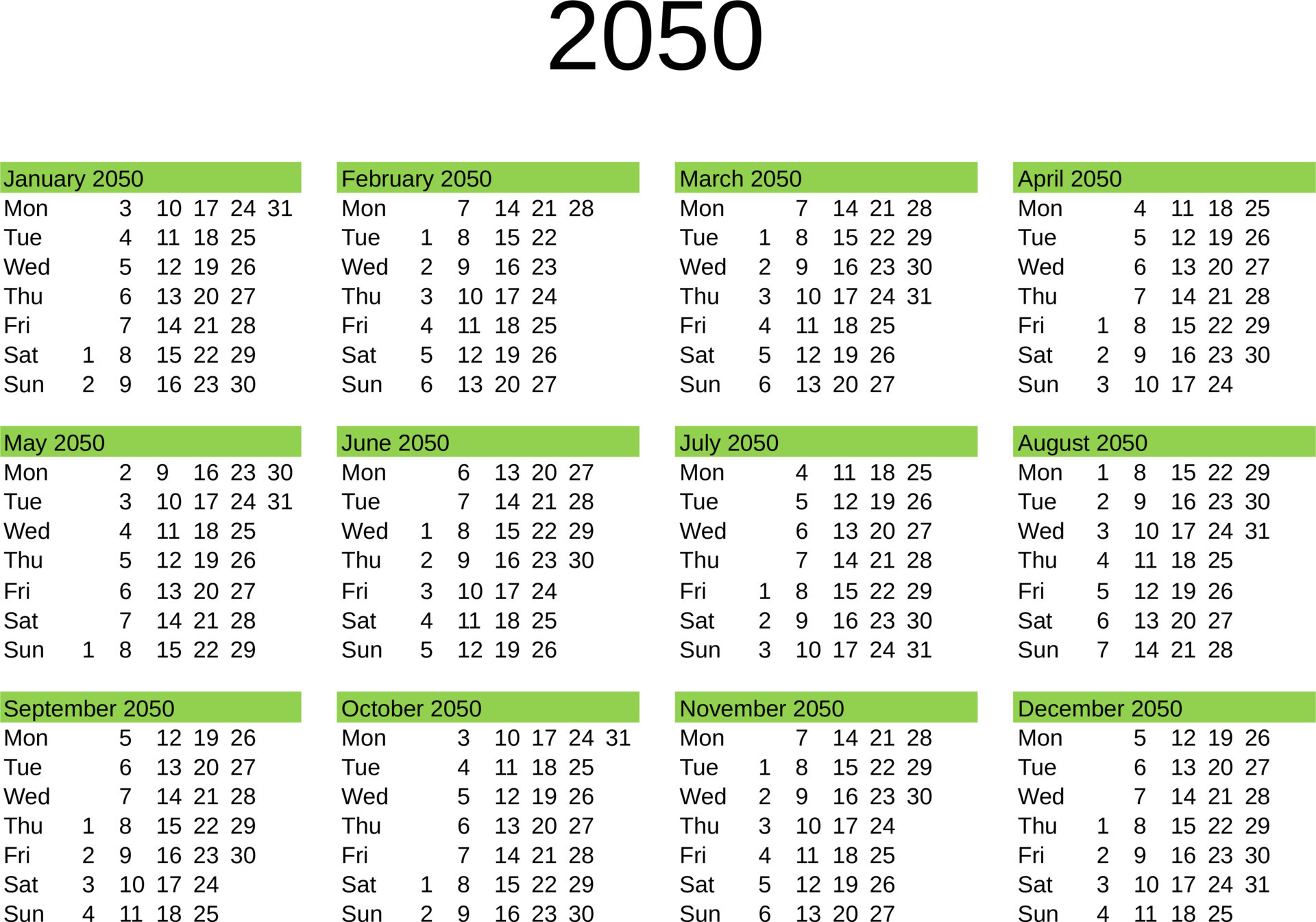 year-2050-calendar-in-english-22819451-vector-art-at-vecteezy