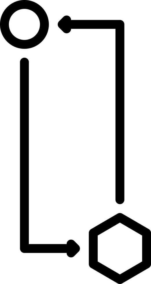 line icon for alternatives vector