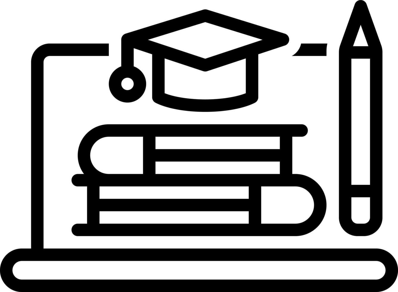 line icon for education vector