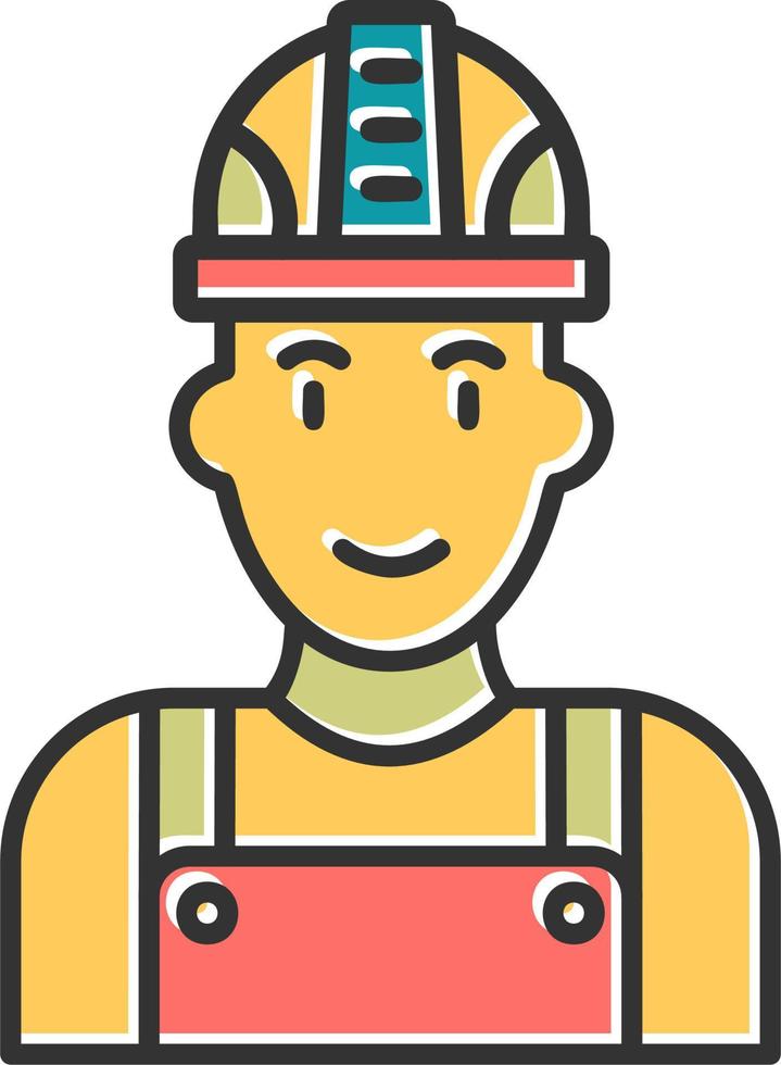 Factory Worker Vector Icon