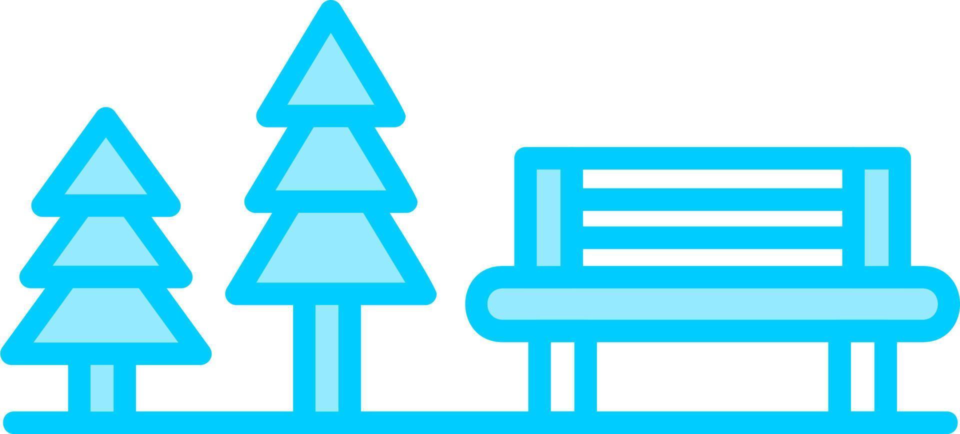 Rest Area Vector Icon
