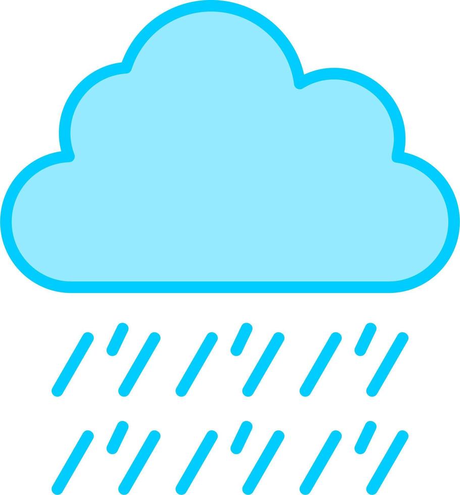 Rain Vector Icon