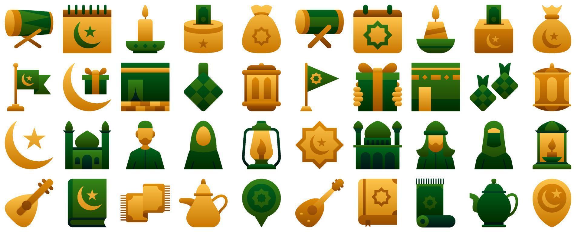 Ramadan in flat style isolated vector