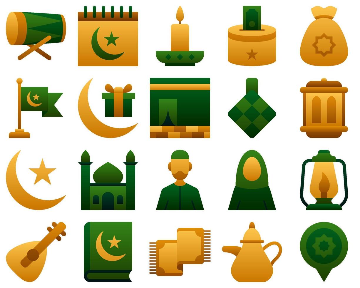 Ramadan in flat style isolated vector