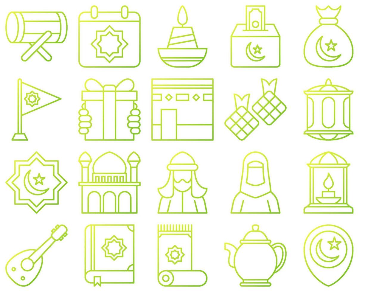 Ramadan in flat style isolated vector