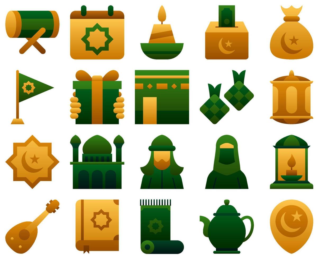 Ramadan in flat style isolated vector