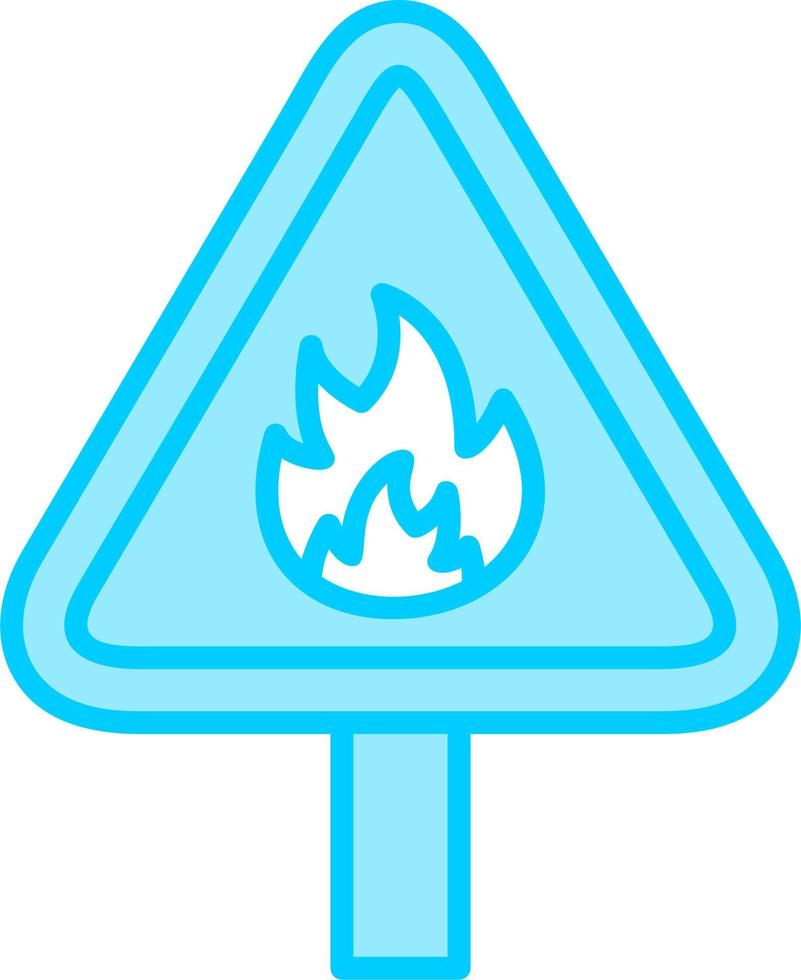 Flammable Vector Icon