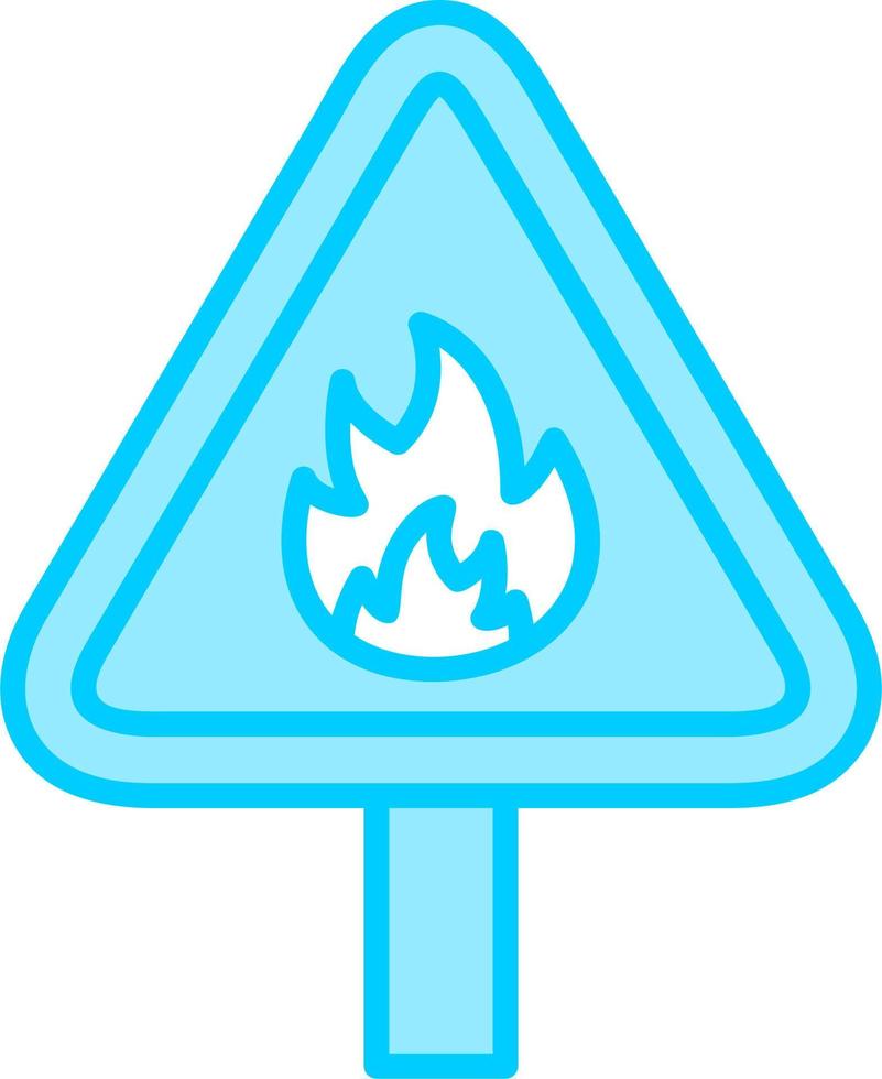 Flammable Vector Icon