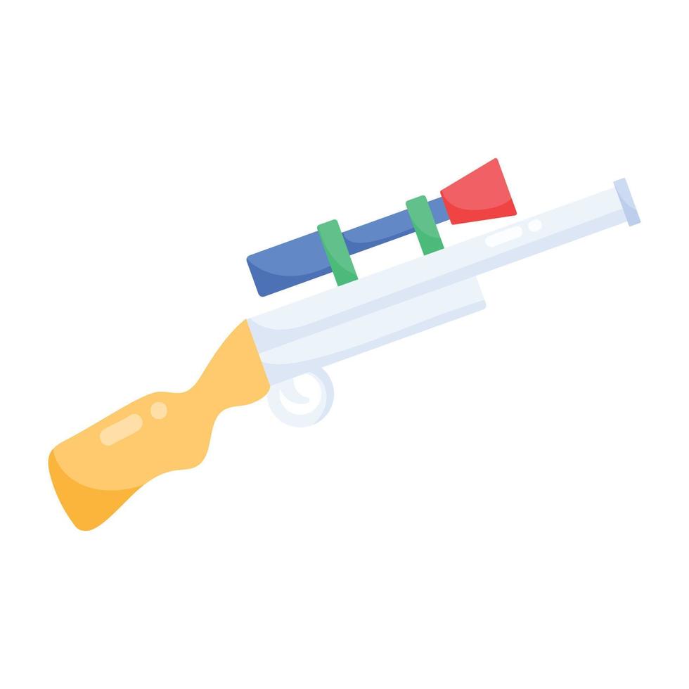 Trendy Hunting Rifle vector