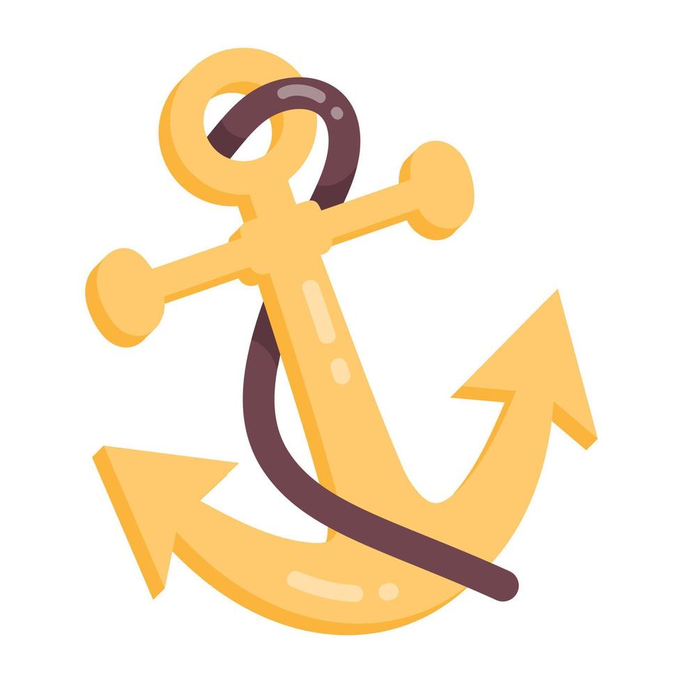 Trendy Anchor Concepts vector