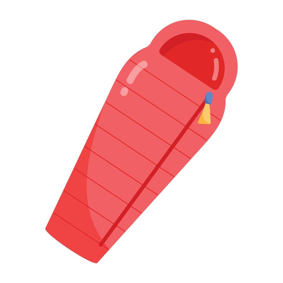 Trendy Sleeping Bag vector