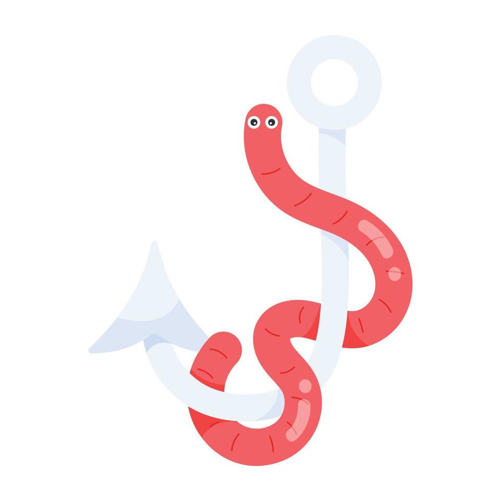 Trendy Worm Trap vector