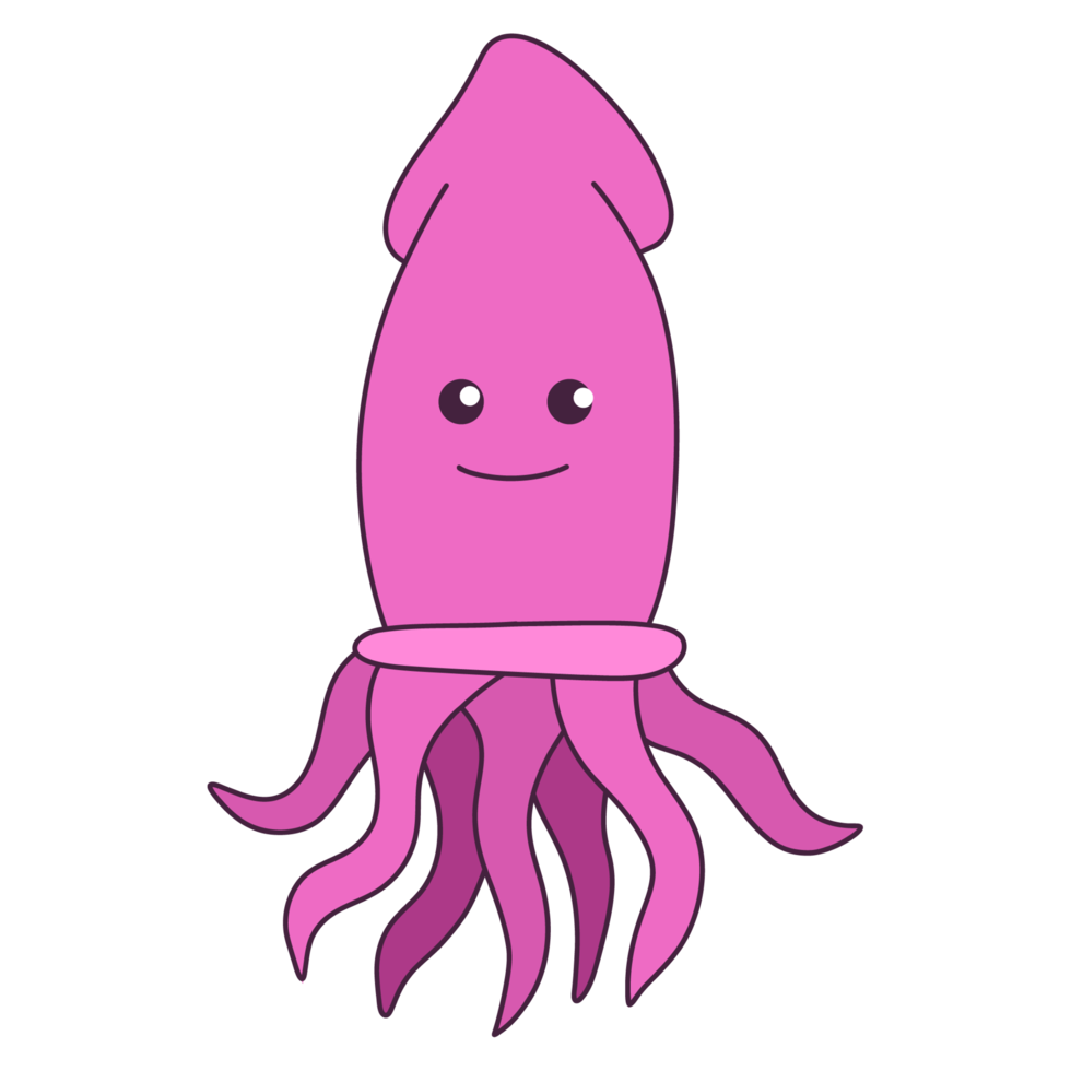 cuttlefish cartoon character png