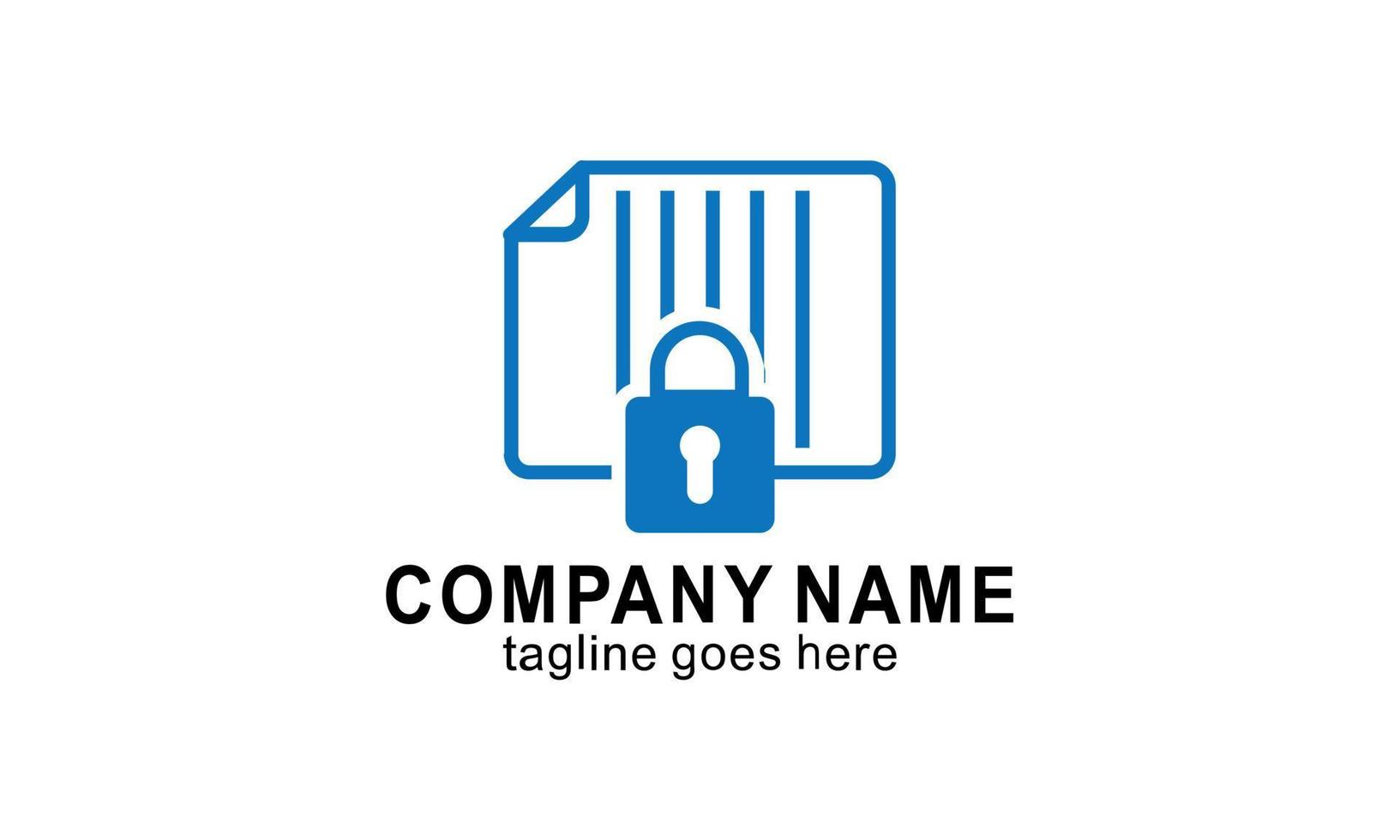 Protection file icon for your company, website and logo design vector