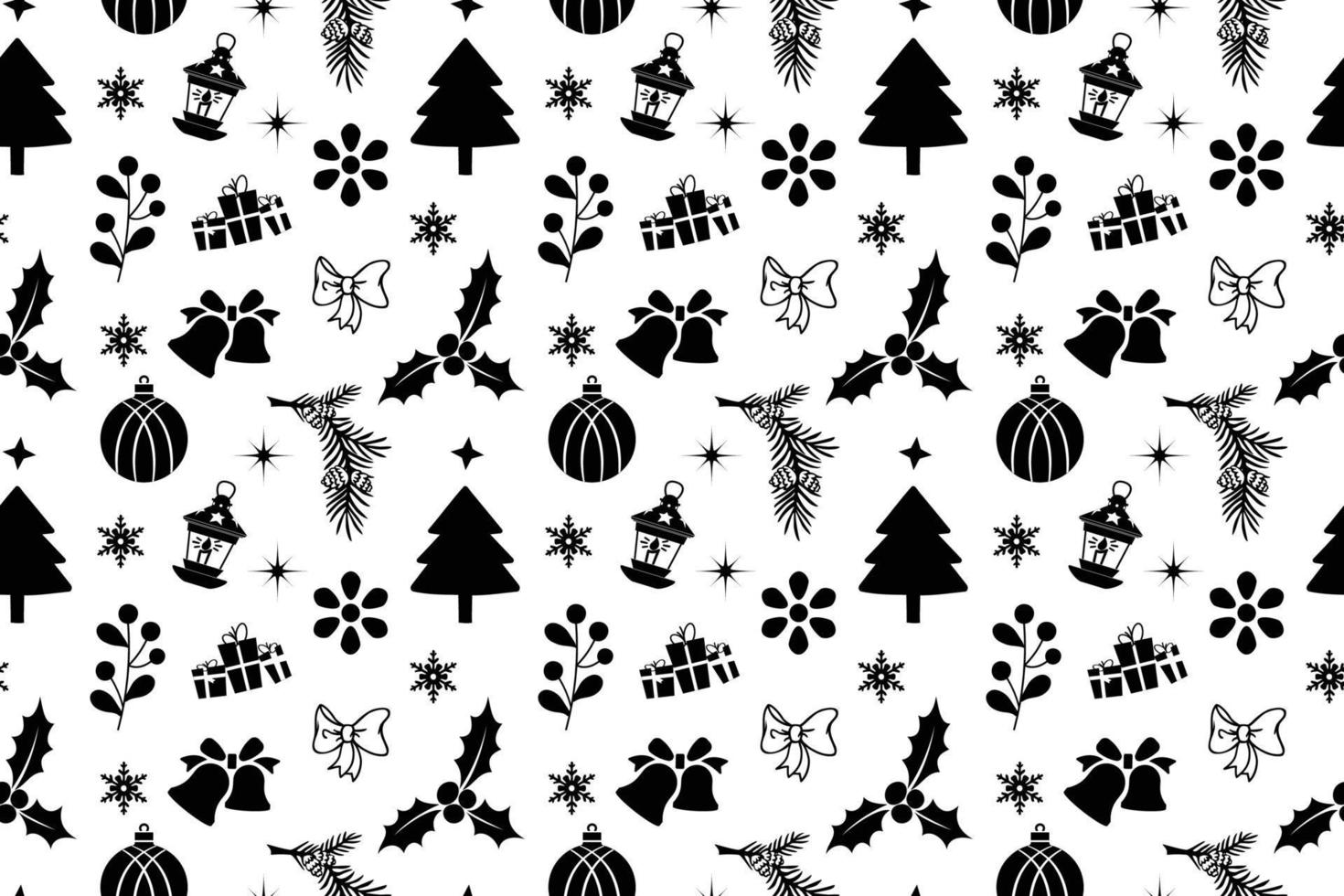 Christmas Seamless Pattern Design vector