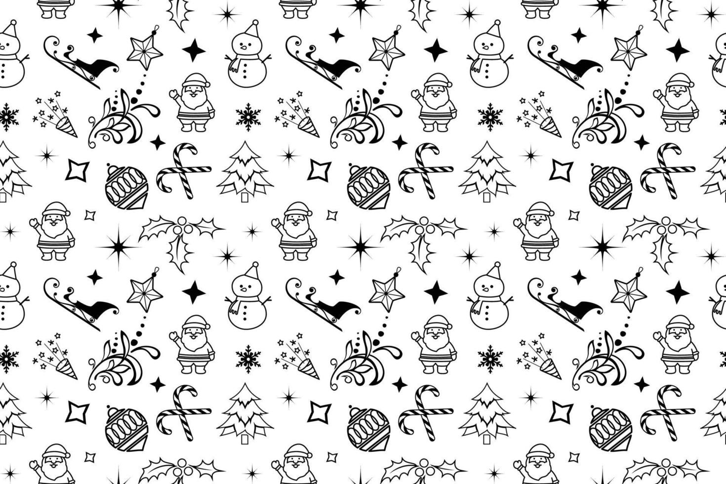 Christmas Seamless Pattern Design vector