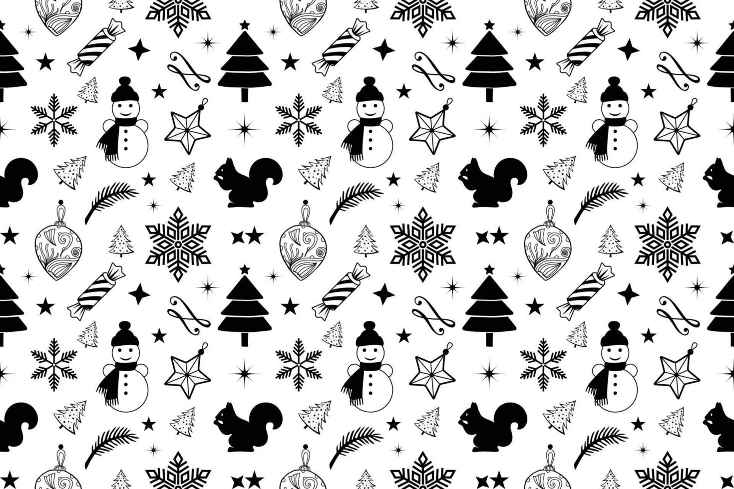 Christmas Seamless Pattern Design vector