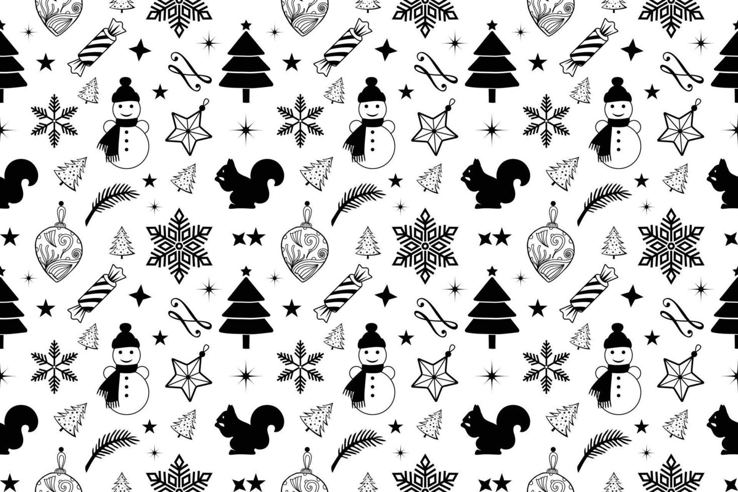 Christmas Seamless Pattern Design vector