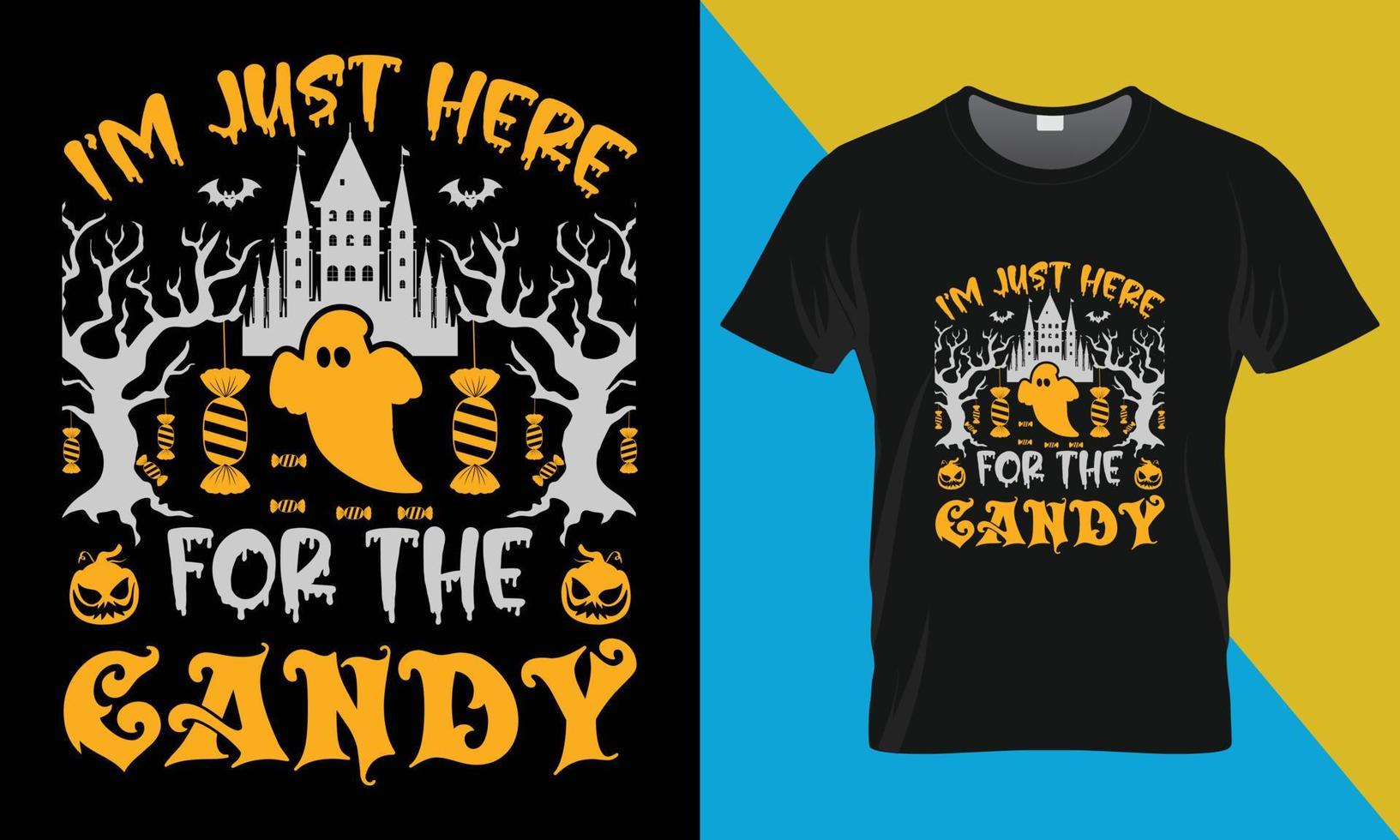 Halloween t-shirt design vector