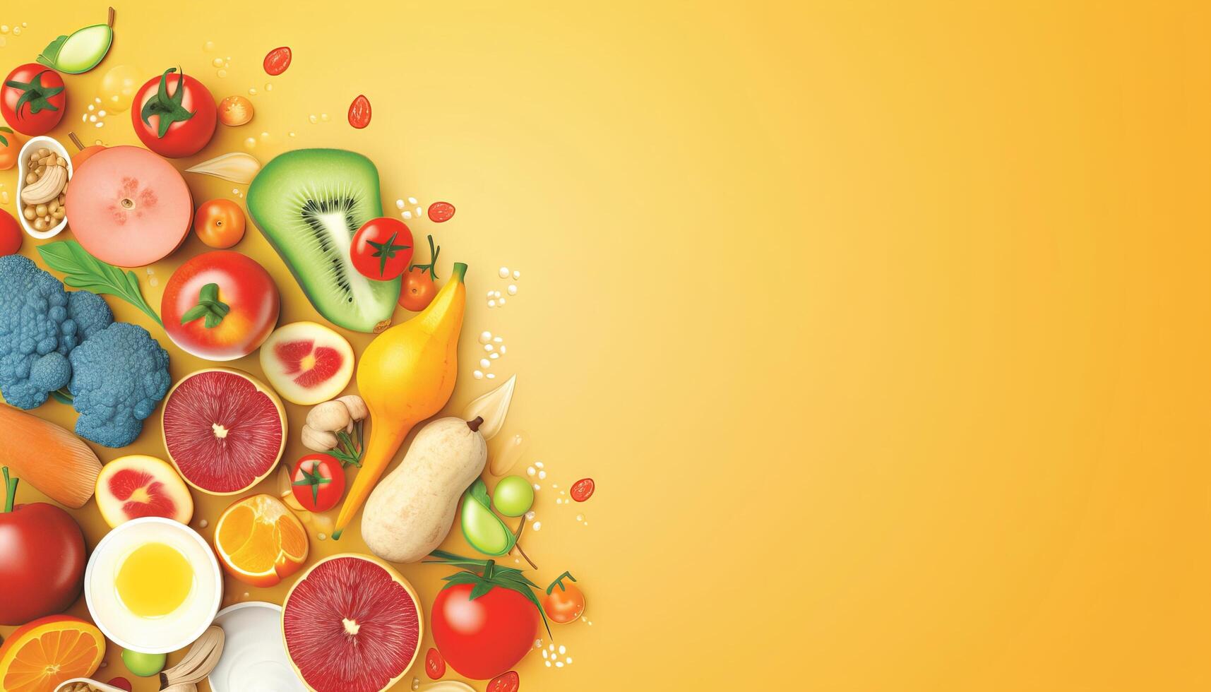 Healthy Eating Habits for a Happy Life, World Health Day Design