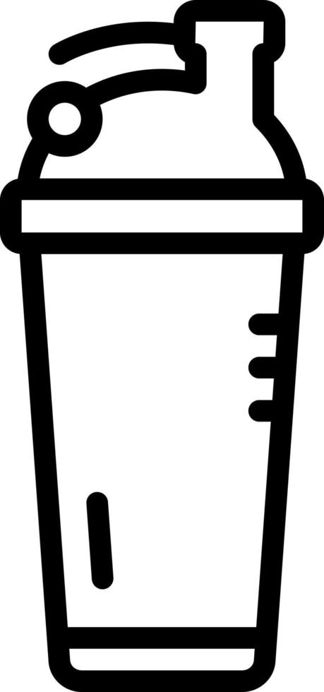 line icon for shake vector
