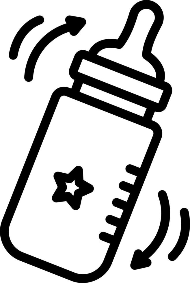 line icon for shake vector