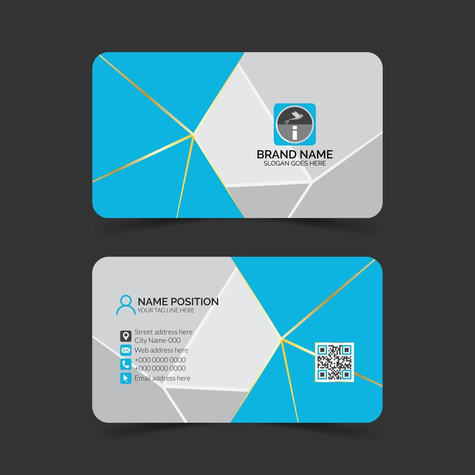 Business Card Template Vector