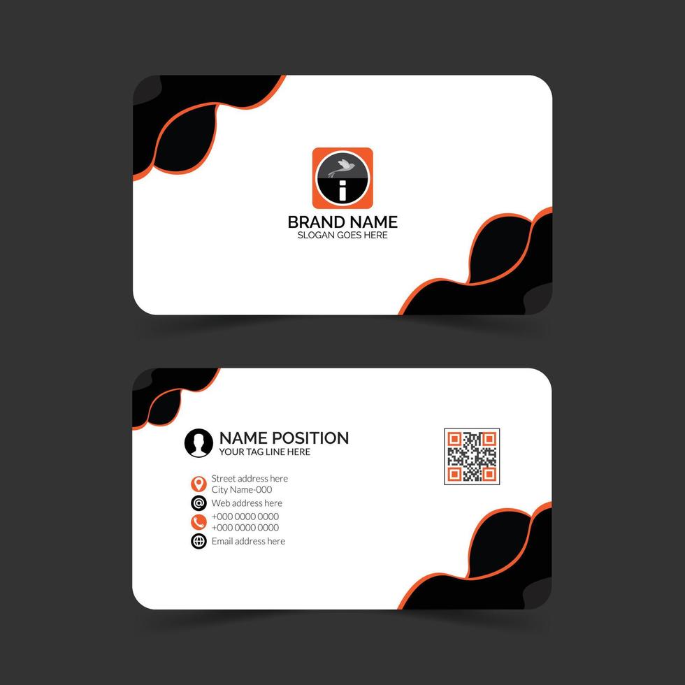 Business Card Template Vector