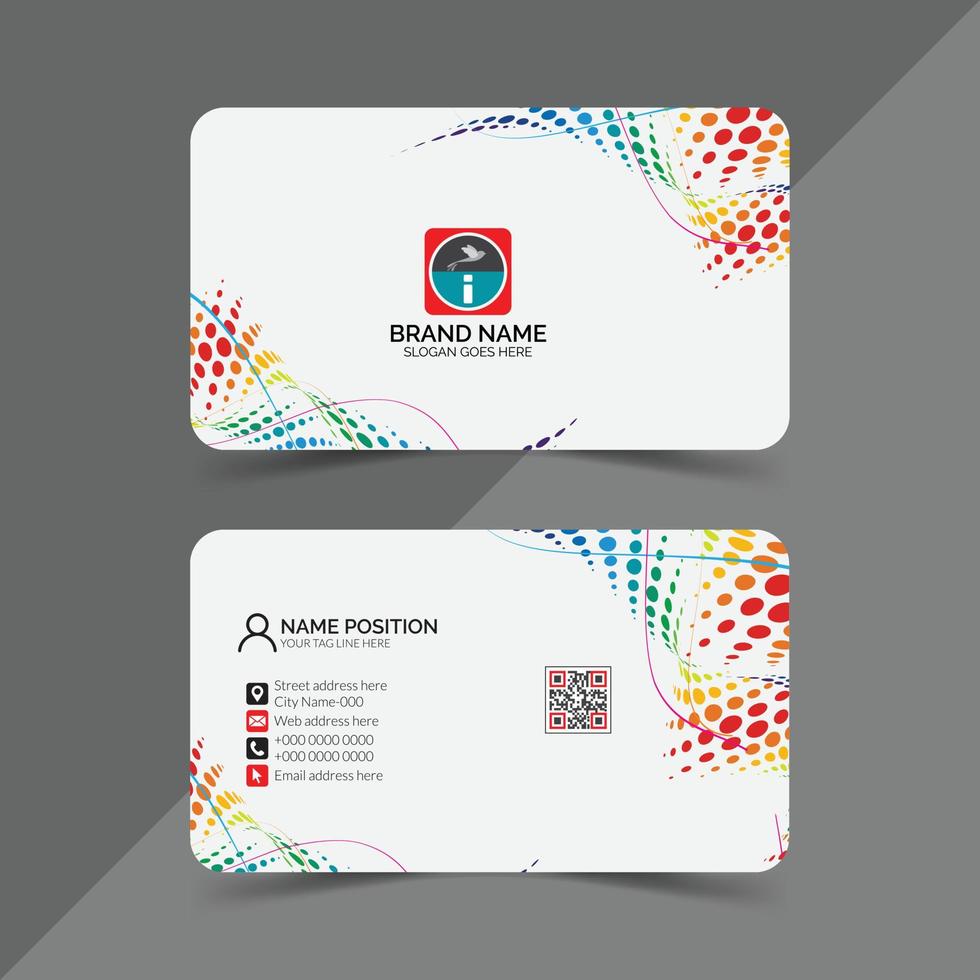 Business Card Template Vector