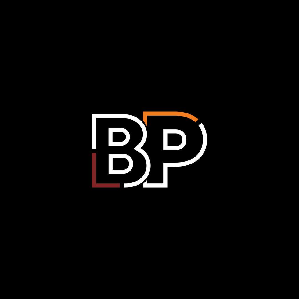 resumen letra bt logo diseño con línea conexión para tecnología y digital negocio compañía. vector