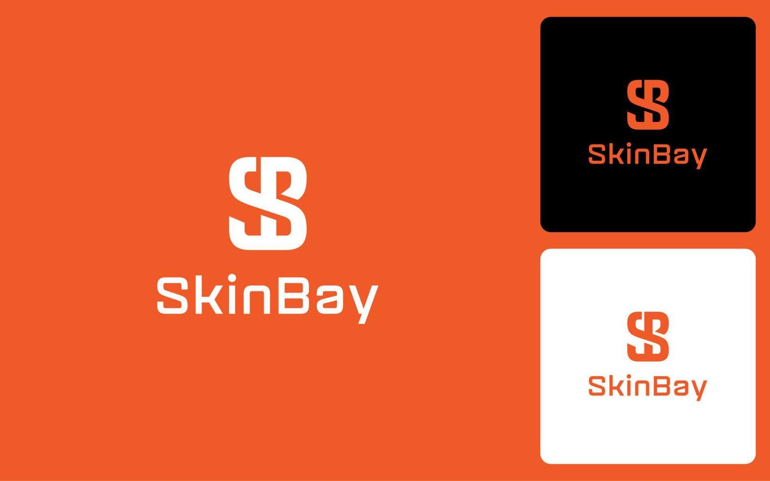 SB Typography modern logo vector