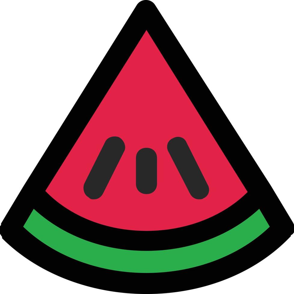 watermelon breakfast Illustration Vector