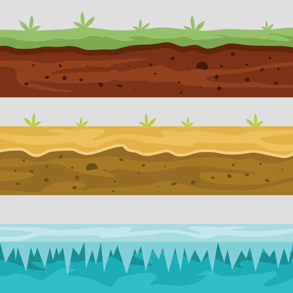 Vector Image Of Different Types Of Soil