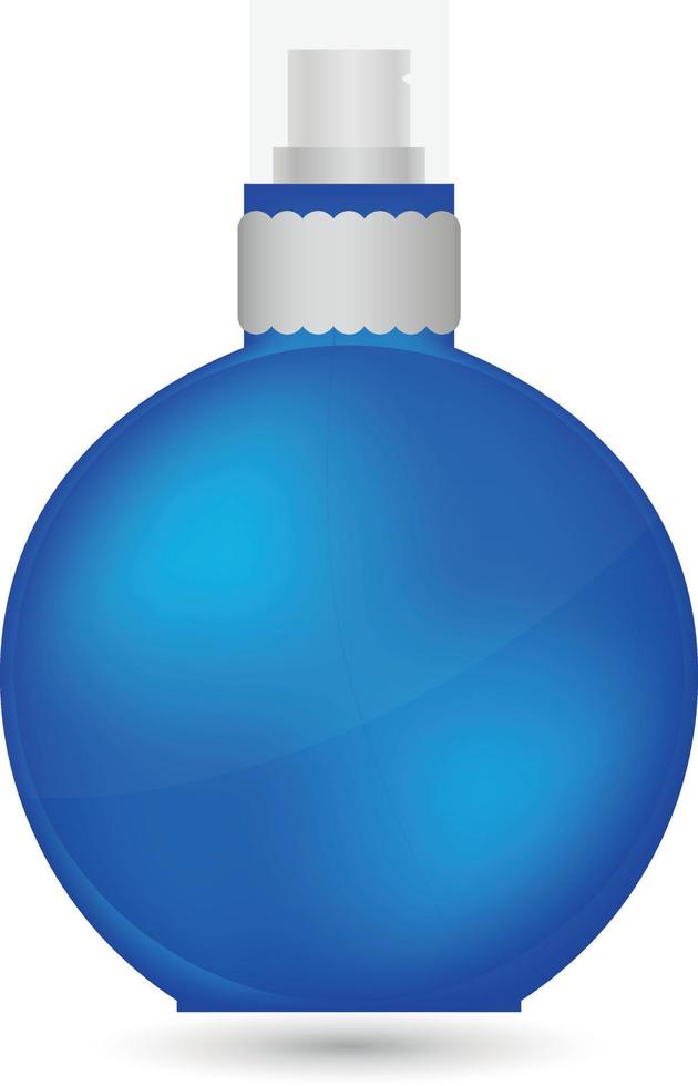 Vector Graphics Of Blue Perfume Bottle