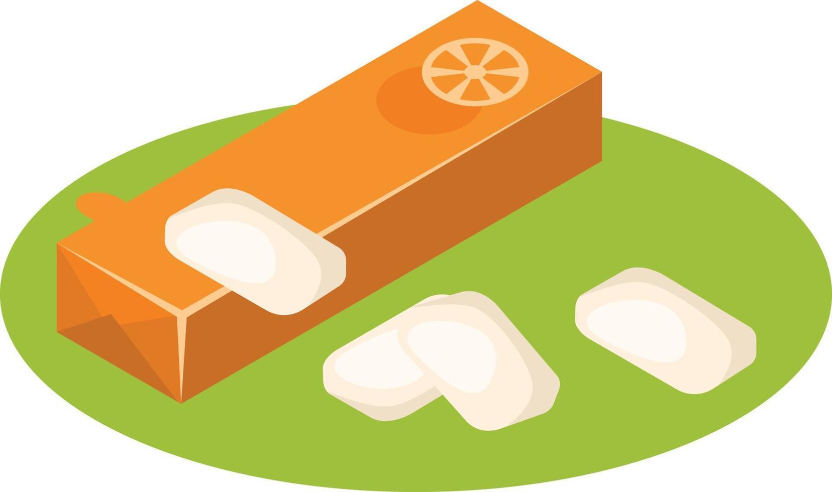 Vector Image Of A Box Of Chewing Gums
