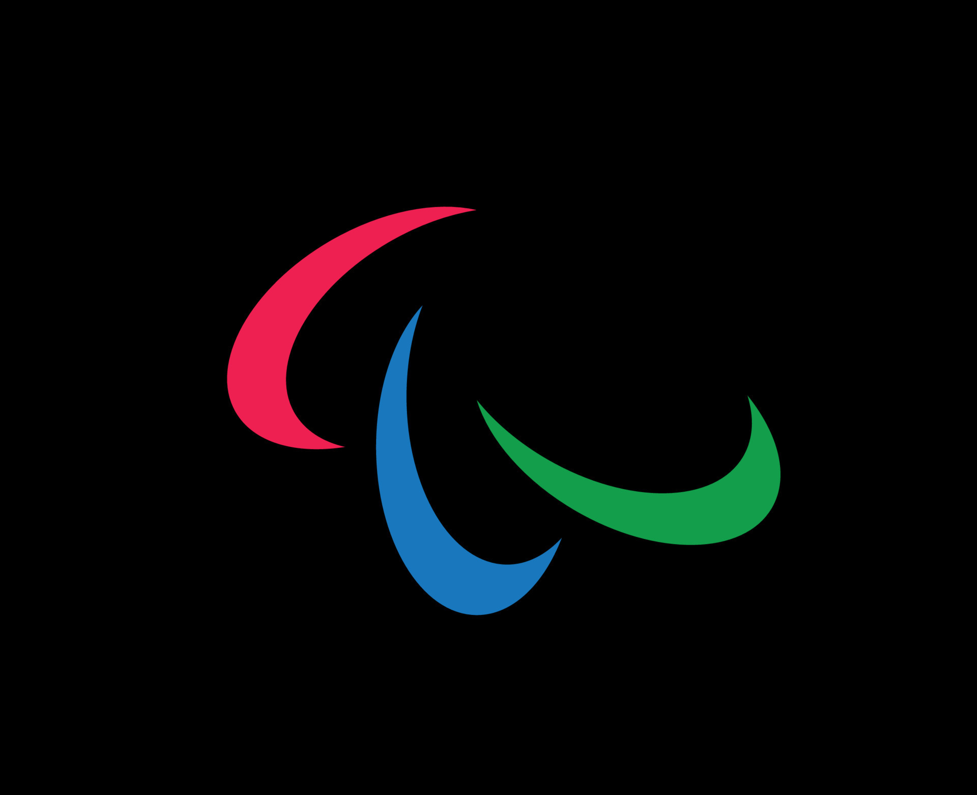 paralímpico juegos oficial símbolo logo resumen diseño vector