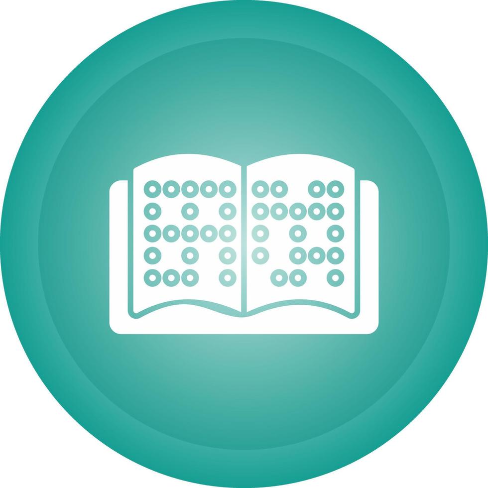 Braille Vector Icon