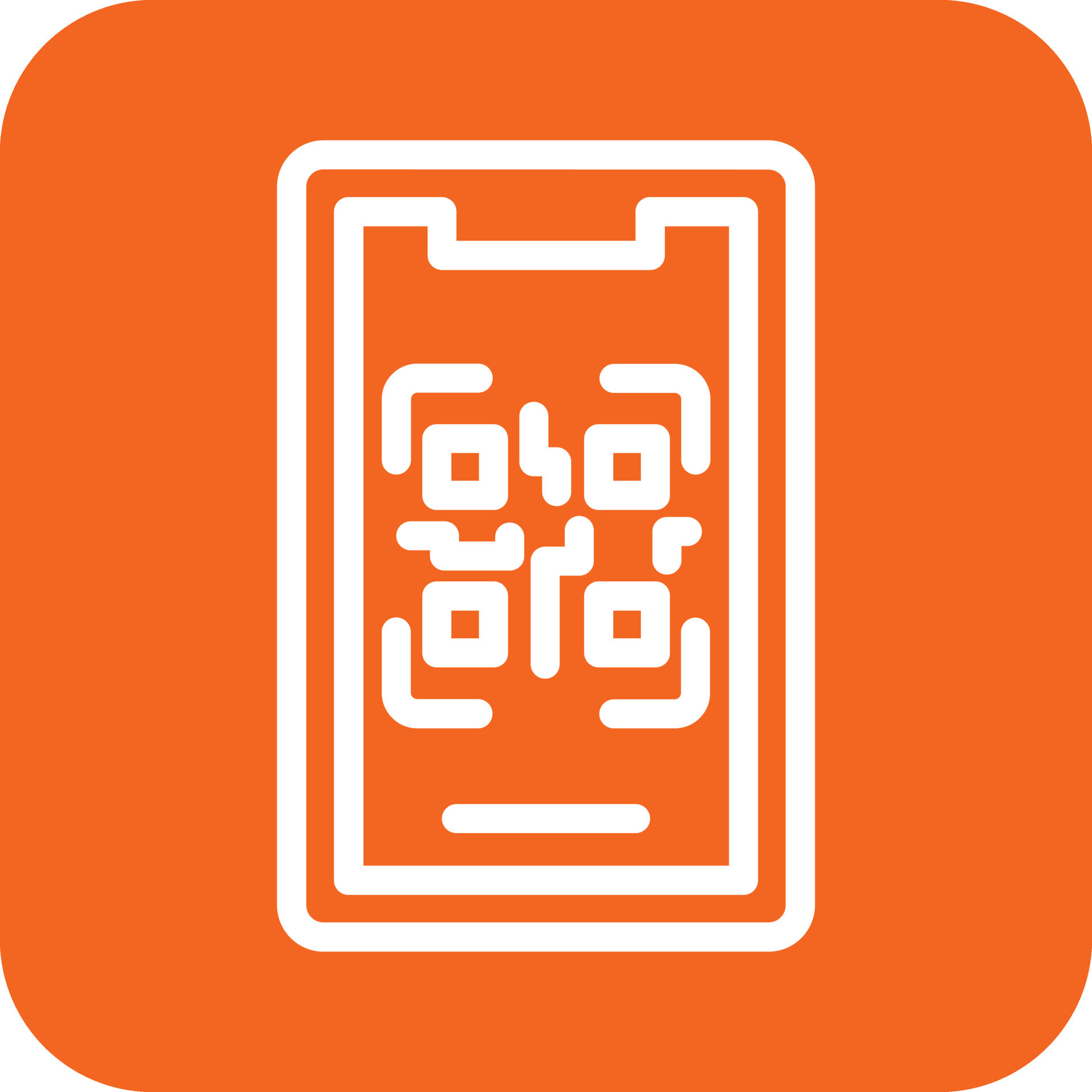 Mobile Qr Code Icon Vector Design 22824119 Vector Art at Vecteezy