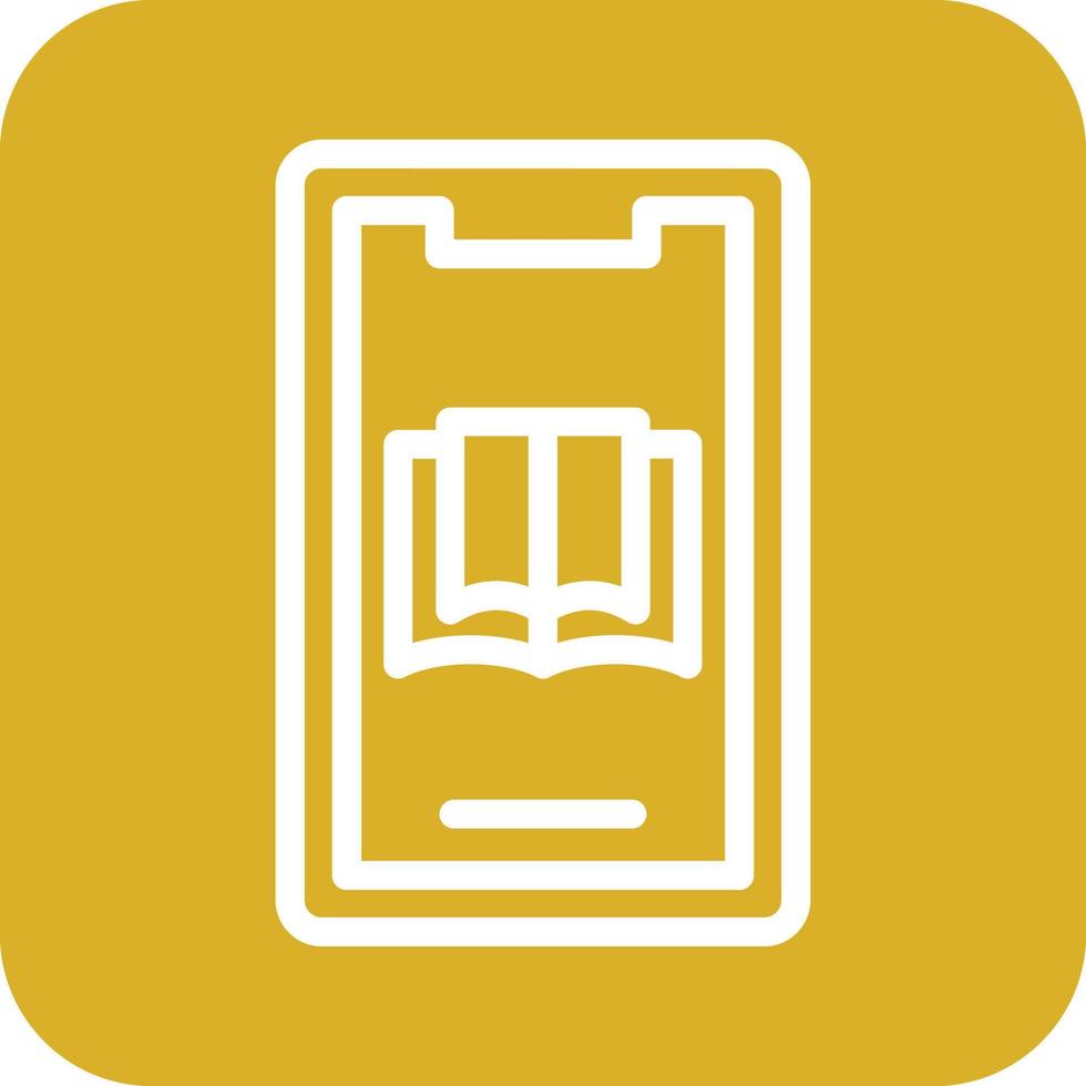 Mobile Ebook Icon Vector Design