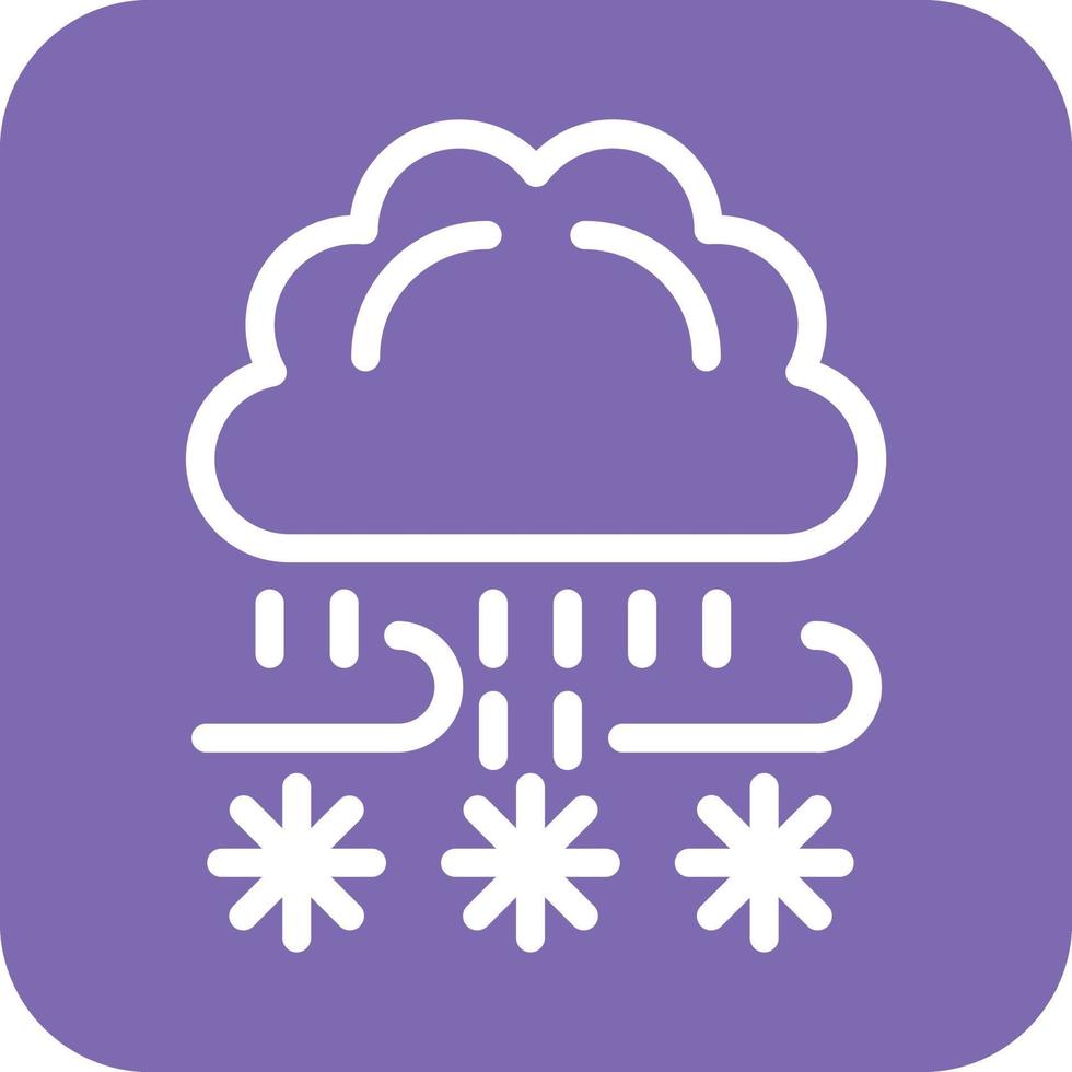 Blizzard Icon Vector Design