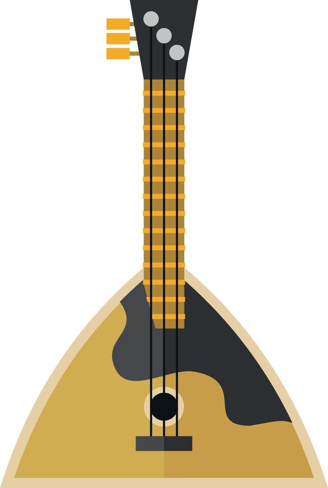 Vector Image Of A Traditional String Instrument From Russia