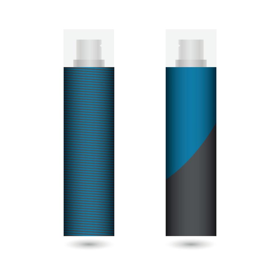 Two Spray Bottles In Blue Color vector