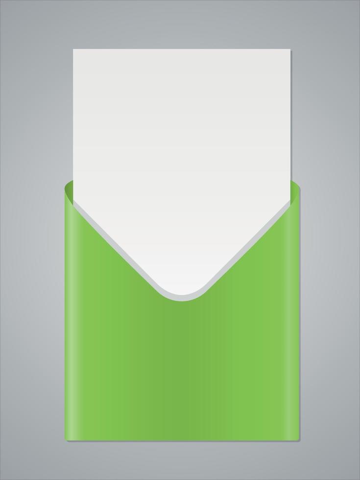 Vector Image Of A Green Label With Text On It