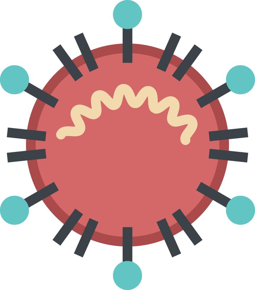 coronavirus bacteria Illustration Vector