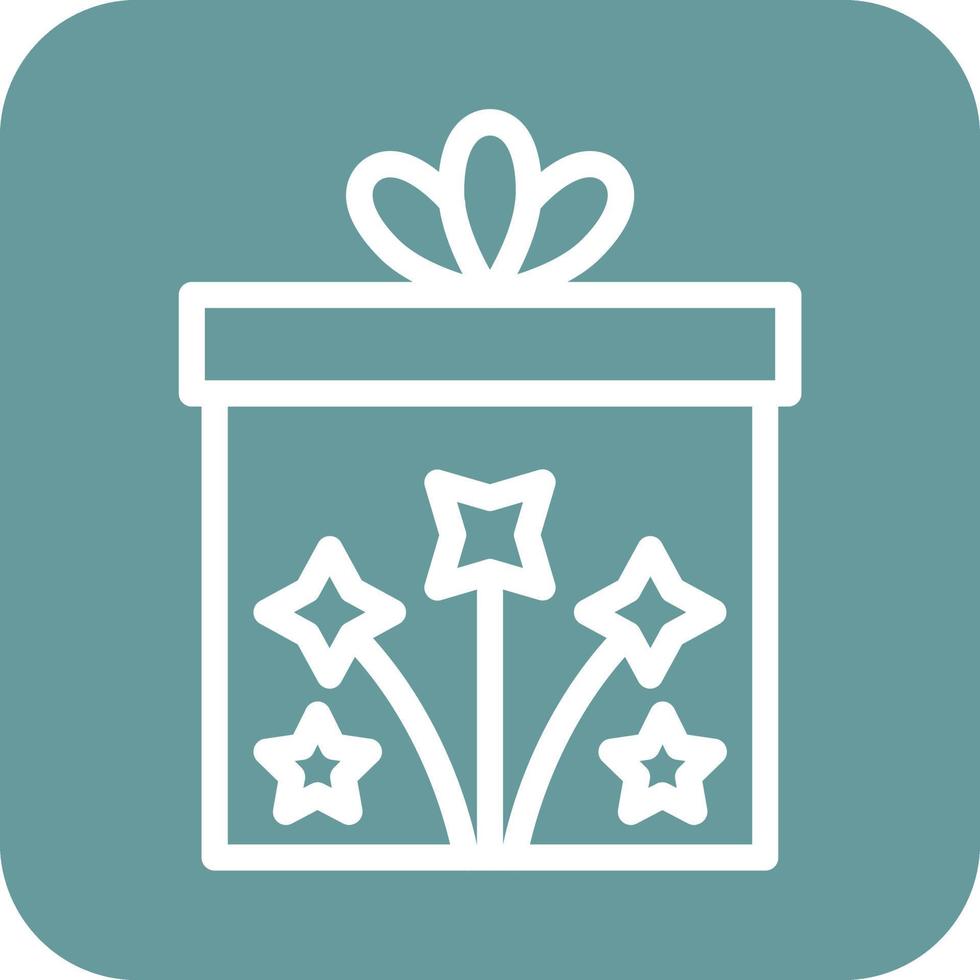 New Year Gift Icon Vector Design