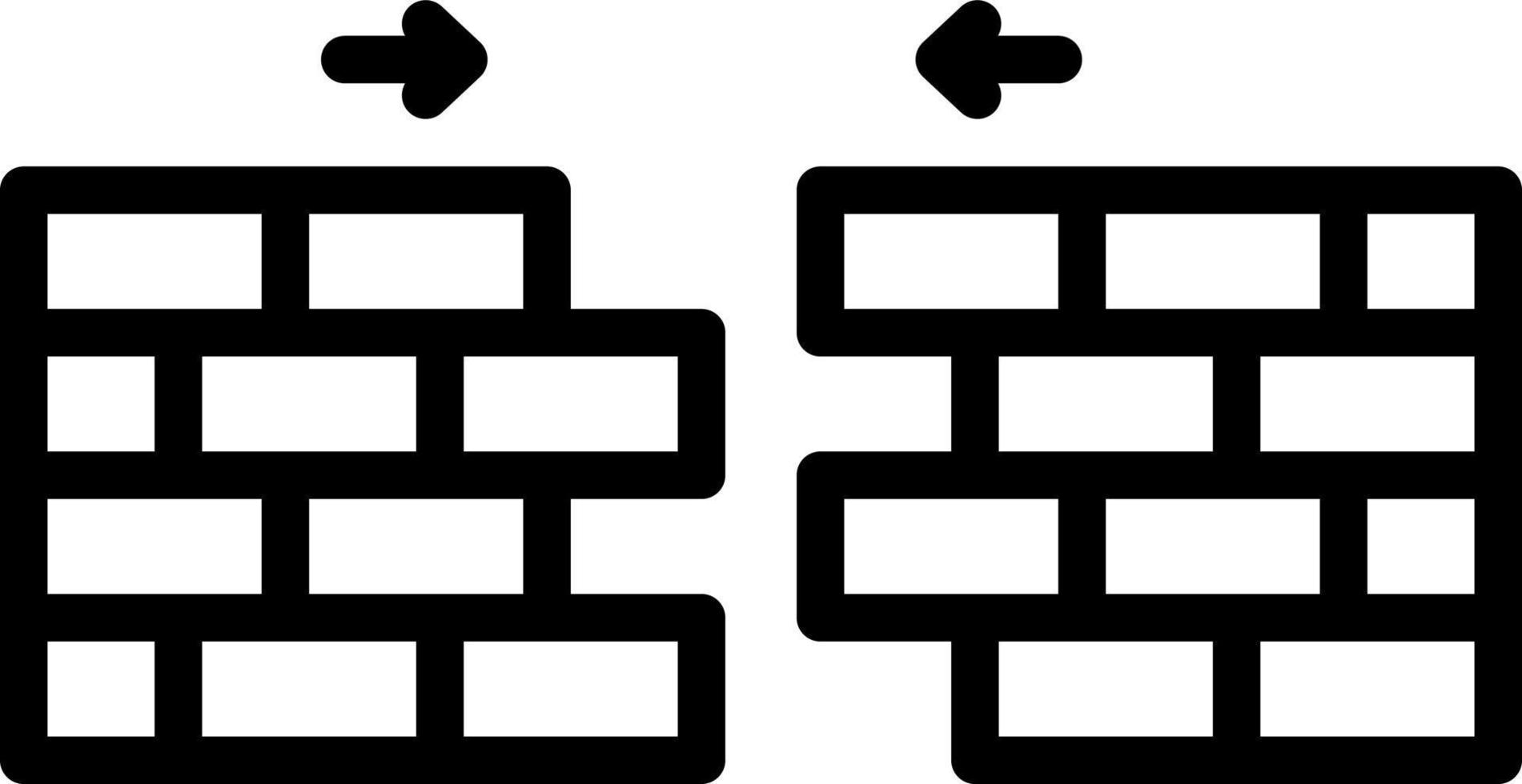 línea icono para combinatorio vector