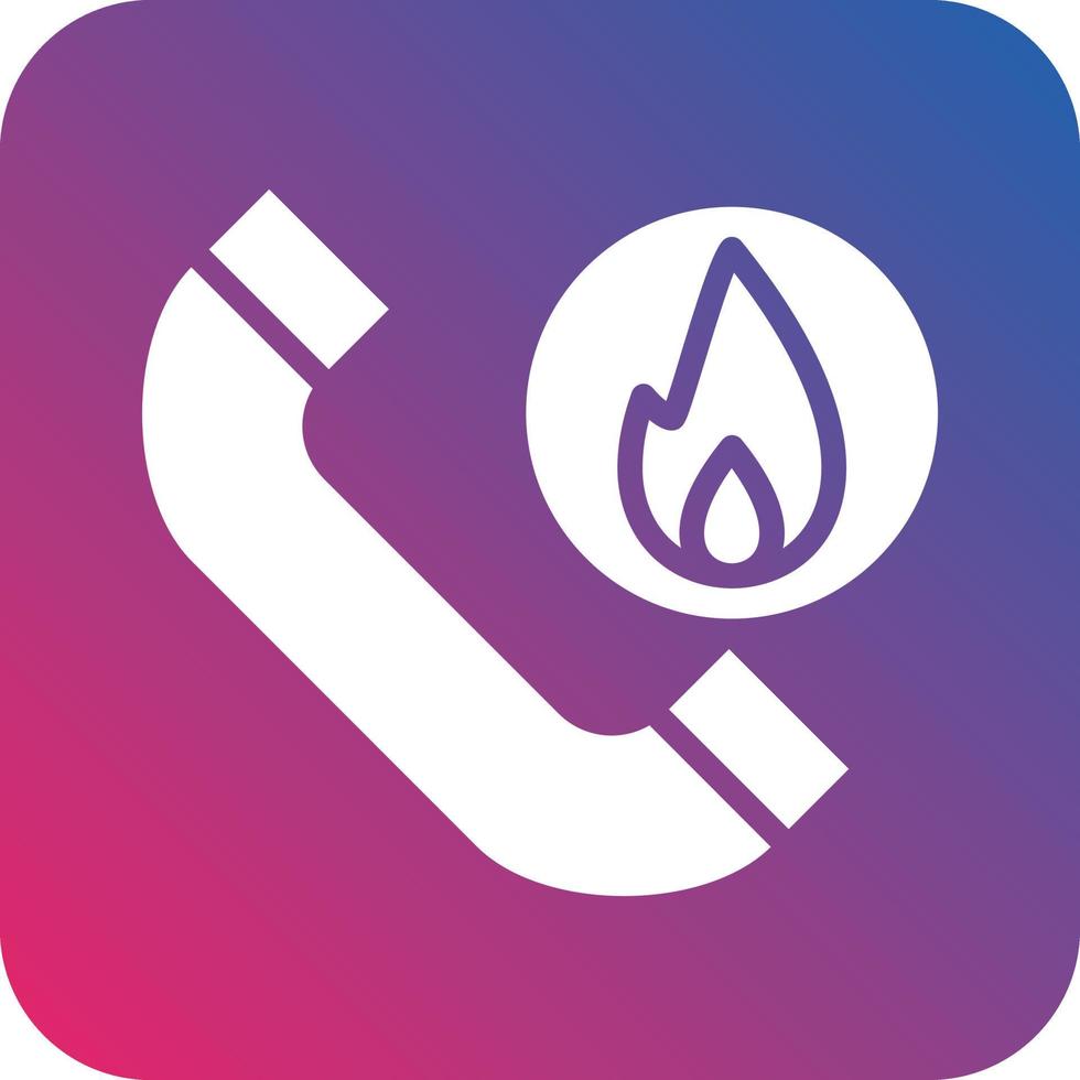 Call 911 Icon Vector Design