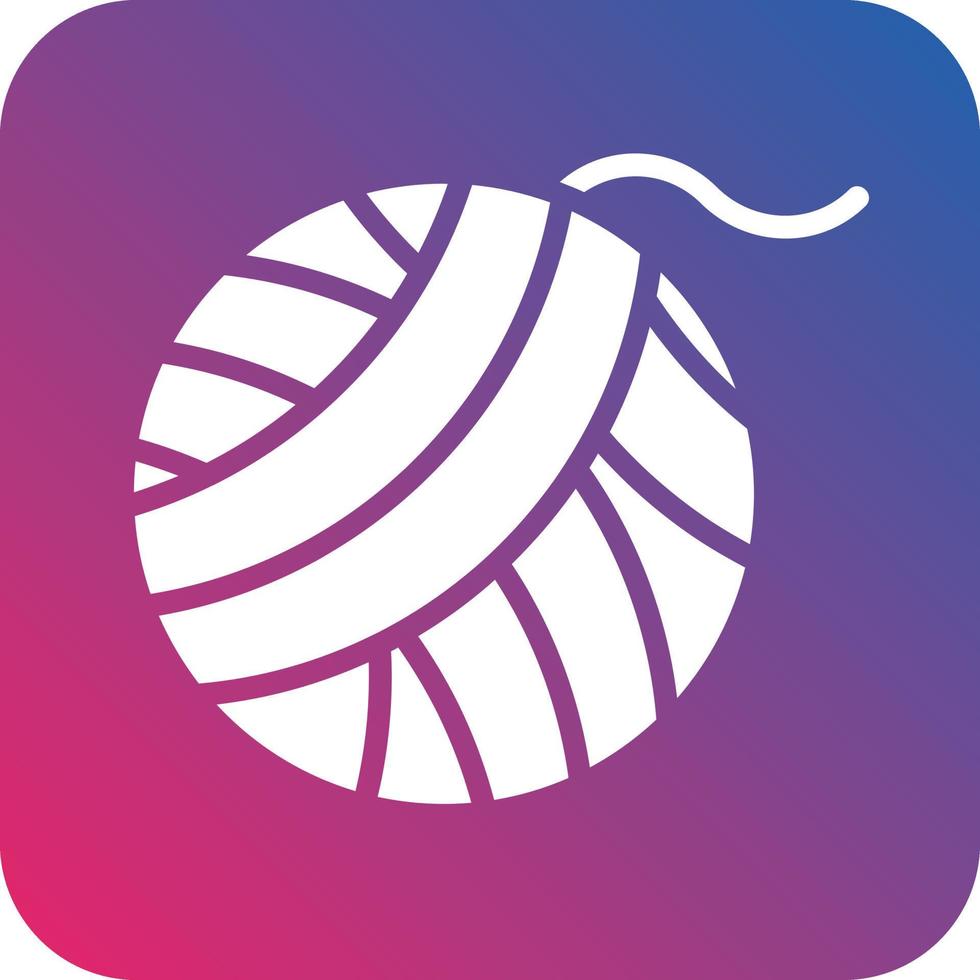 Yarn Ball Icon Vector Design