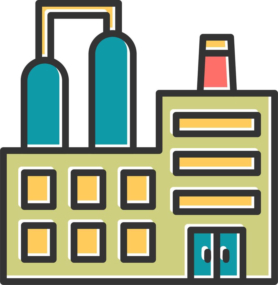 Factory Vector Icon